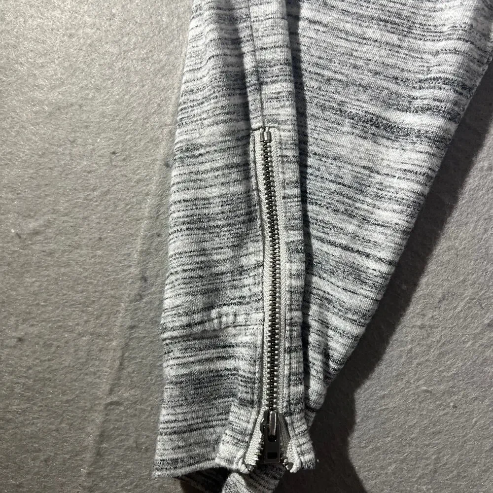 Banana Republic Women’s Gray Marled Ankle Zip Joggers Size M